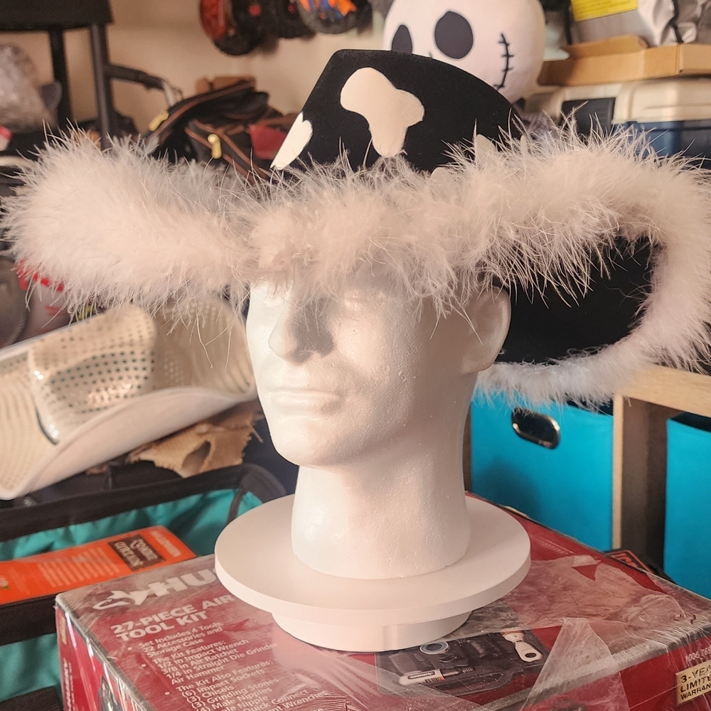 Western Hat Cow Print